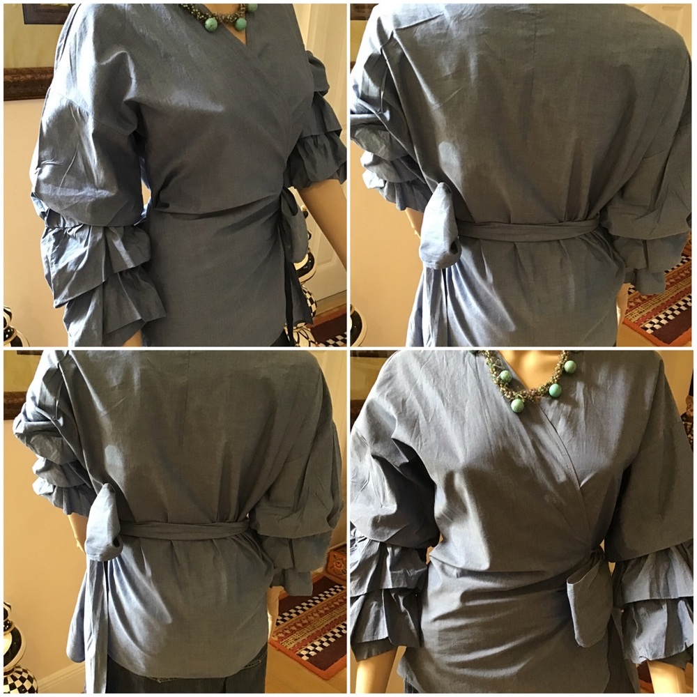 Design Lab wrap top - Picture 3 of 4